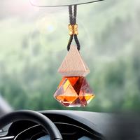 Cafele Car Perfume Bottle Ornament Include Essential Oil Hanging Auto Air Freshener Universal Car