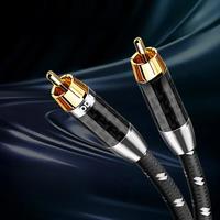 TODN Digital Audio Coaxial Cable 75?high end Rca to Rca Male Stereo Cable Speaker Hifi Subwoofer Cable AV TV