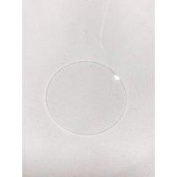 Round Shape Clear Protect Window Custom Size Transparent Fused Silica Quartz Glass Plate For UV Flashlight