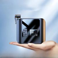 Cafele 80W Car Tyre Inflator 6000mAh Pump Air Compressor Portable For Car Boat Air Pump Bicycle Tire Pressure Tester With Led