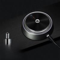 Electric Auto Air Diffuser Aroma Car Air Freshener Car Air Vent Humidifier Mist Wood Grain Oil