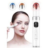 ANLAN EMS Electric Eye Massager Microcurrent Skin Lifting Reduce Eye Wrinkles Remove Dark Circles Hot Vibration Beauty Device