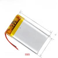 1-12pcs Li-Polymer Lithium Battery 3.7V Li Batteries With Pcb Protection For DVD PDA Camera Voice Recorder 40*25*8mm 850mAh