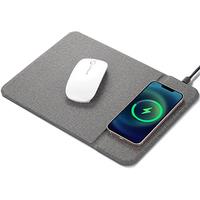 Mouse Pad WIth Qi Wireless Charging PAD For Xiaomi Iphone Samsung Galaxy Huawei Type USB C Phones