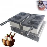 XEOLEO Electric Bear Head/Kitty Cat Taiyaki Waffle Maker 1800W Open Mouth Bear Shape Waffle Machine