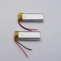 2pcs 3.7V 180 mAh Rechargeable Polymer Li Battery 501235 Lipo For Bluetooth Speaker Headphones GPS Sat Nav Recording Pen 051235