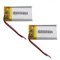 2pcs 3.7V 250mAh 0.925Wh Li-Polymer Li Lithium Battery 501730 For Headphones GPS Sat Nav Driving Recorder Bluetooth Speaker LED
