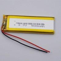 XINJ 3.7V 500 mAh Polymer Rechargeable Li Lithium Battery Lipo 402060 For GPS Sat Nav Car Camera Driving Recorder Recording Pen