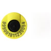 100pcs/lot 134.2khz ISO 11784/785 FDX-B rfid animal ear tag for pet cattle sheep pig