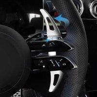 Silver Steering Wheel Paddle Shifter Extension For 2021-2025 2023 2024 Mercedes-Benz A B C E S GLC EQE EQS Class Accessories