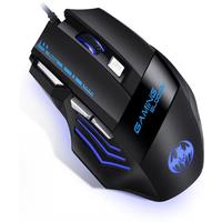 Computer Mouse Gamer Wired Gaming Mouse RGB Backlight Silent 7200 DPI Ergonomic Mice With LED