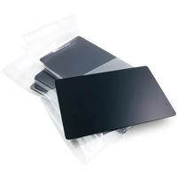 10 Pieces 85mmx54mmx0.7mm No Recording Printable Laser Engraving Metal Blank Business Membership Access Control Card