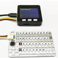 M5Stack Official CardKB v1.1 Mini 50-Key QWERTY Keyboard Unit with ATMega8A MCU, I2C, RGB LED, Programmable for UIFlow (MEGA8A)