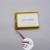 3.7V 4000 mAh 14.8Wh 965068 Polymer Li Lipo Battery 3 Wire Thermistor JST 3Pin 2.0mm Connector For GPS Power Bank LED Tablet PC