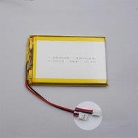 3.7V 4000mAh 14.8Wh 606090 Li-Polymer Li LiPo Battery JST-PH 2.0mm 2Pin Connector For GPS Bluetooth Speaker Power Bank Tablet PC