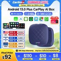 Carlinkit CarPlay Ai TV Box Plus Android13 8+128GB QCM 8-Core 665 6125 Wireless CarPlay Android Auto