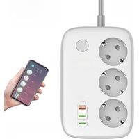 LDNIO Smart Power Strip KR EU Outlet Socket Adapter Tuya Smart Life APP Remote Control Wifi Smart Plug with USB Charge