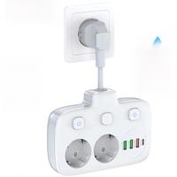 LDNIO Power Strip Adapter for Europlug 4 USB Output Electrical Socket With Extension Cable Surge Protector Home Plug SE2435