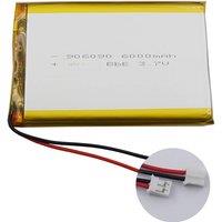 3.7V 6000mAh 22.2Wh Rechargeable Li-Polymer Li Lithium Battery 906090 JST-PH 2.0 2Pin Connector For PSP GPS Power Bank Tablet PC