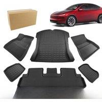 Floor Mats For Tesla Model Y Juniper Model 3 Highland 2017 to 2025 Trunk Luggage Liners Left Right Hand Drive Four Seasons