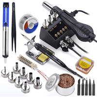 JCD 2 in 1 750W Soldering Station LCD Digital display Rework Welding Station for cell-phone BGA SMD IC Repair Solder tools 8898