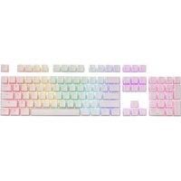 Redragon A130 Black Pudding Keycaps, 104 Keys Standard Doubleshot PBT Translucent Layer for Mechanical Keyboard Keycap Set