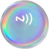 1 Piece 144 Bytes 13.56MHZ Diameter 30mm Anti Metal NFC NFC213 Epoxy Labels/Sticker All Cell Phone Social Share OneHop Tag