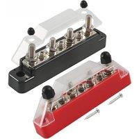 Positive Negative Battery Bus Bar Power 12V Distribution Block 4 X M6 Car Terminal Block Studs 3 X M4 Terminal Bus for RV Boat