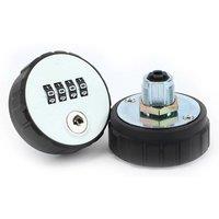 Hardware Drawer Door Anti-theft with Key Drawer Lock Combination Cabinet Cam Lock 4 Digital Round Padlock