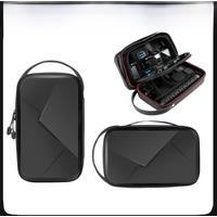 TELESIN Waterproof Carrying Adjustable Space Bag PU for GoPro Hero 13 12 11 10 9 8 7 6 Insta360 Osmo