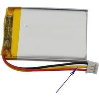 3.7V 1200mAh 4.44Wh Thermistor NTC 3 Wire Polymer Li Lipo Battery 603450 JST 3Pin2.0 Connector For GPS DashCam Hayward AquaPod 2