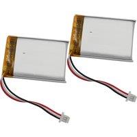 2pcs 3.7V 430mAh 1.59Wh Li-Polymer Rechargeable Li Lipo Battery 552535 JST 3pin 1.0mm For GPS Car Camera DIY Sat Nav DashCam LED
