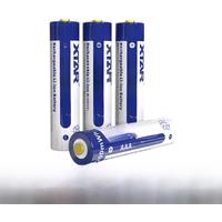 4PCS/8PCS XTAR 1.5V AAA 1200mWh Battery Button top Rechargeable Li-ion batteries Used for Toys / Remote Controls / Radio