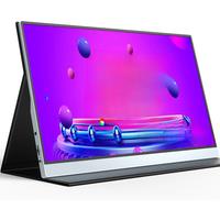 UPERFECT 4K Portable Monitor 15.6 Inch 100% sRGB HDR IPS UHD USB-C Laptop HDMI Computer Display With Smart Cover& Dual Speakers