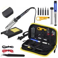 JCD 80W Soldering Iron Kit LCD Adjustable Temperature 220V 110V Solder Welding Tools Soldering Tips