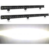 Offroad 4x4 Car SUV Flood LED Light Bar Truck Lorry Van Tractor Harvester Roof Auxiliary Driving Lamp For UTV ATV 4wd Jeep RVs