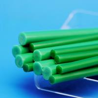 Green Hot Melt Glue EVA Stick DIY Artworks Decorations Toys bonding colored drawing or stereoscopic drawings 7mm150mm 11150mm