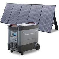 ALLPOWERS Solar Generator R4000 with 400W Solar Panel, 4 X 4000W (6000W Surge) AC Outlets, 3600Wh Portable Power Station