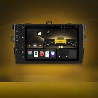 Hizpo 9" Android Car Stereo Radio for Toyota Corolla E140/150 2007 2008 2009 2010 2011 Multimedia Player 2 Din Speakers No DVD