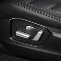 Matte Chrome Interior Seat Adjust Switch Cover Cap For Mazda CX-5 KF 2017 2018 2019 2020 2021 2022 2023 2024