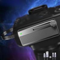 JEYI M.2 NVMe SSD Enclosure with Camera Mounting Screw, USB 3.1 Gen2 10Gbps Transfer Camera Footage, Compatible with PC, phone