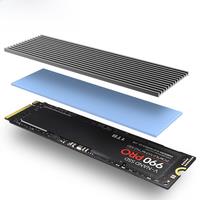 JEYI M.2 SSD Heatsink, Aluminum PS5 Radiator Solid State Drives Cooler Silicone Thermal Pad For NVME