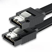 JEYI SATA Cable III 6Gbps 40CM Straight Bend HDD SDD Data Cable with Locking Latch for SATA HDD SSD