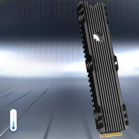 JEYI 22110 SSD Heatsink M.2 NVME Radiator Aluminum Alloy PS5 M.2 PCIE SATA SSD Efficient Radiator with Thermal Silicone pad
