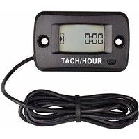 Digital Self Powered Tach/Hour Meter,Maintenance Interval Time,RPM Alert for Riding Lawn Tractor Generator Compressor Motorbike