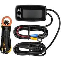 Digital LED Engine Hour Meter,RPM &Temperature Display,Maintenance Reminder,External Powered Operating for Lawn Mower Outboard