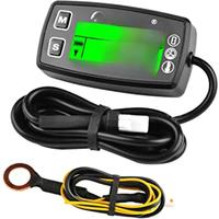 Digital Tach Hour Meter,Small Engine Temperature Gauge,Backlit Tachometers for Motorcycle Lawn Tractor Generator Dump Truck