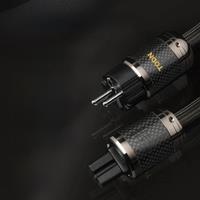 TODN power cable hifi OCC&OFC high-end audio cable EU/US Carbon fiber plug Rhodium plated plug