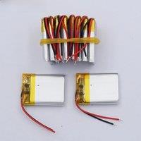 10Pcs 3.7V 150mAh 0.55Wh Rechargeable Replacement Li Lipo Battery 402025 For GPS Sat Nav Bluetooth Speaker LED Driving Recorder