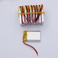 10Pcs 3.7V 250mAh 0.925Wh 502030 Replacement Li Lipo Rechargeable Battery For GPS Sat Nav Bluetooth Speaker LED Driving Recorder